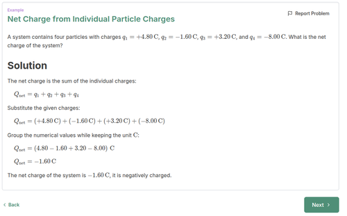 PhysicsGraph Electrostatics